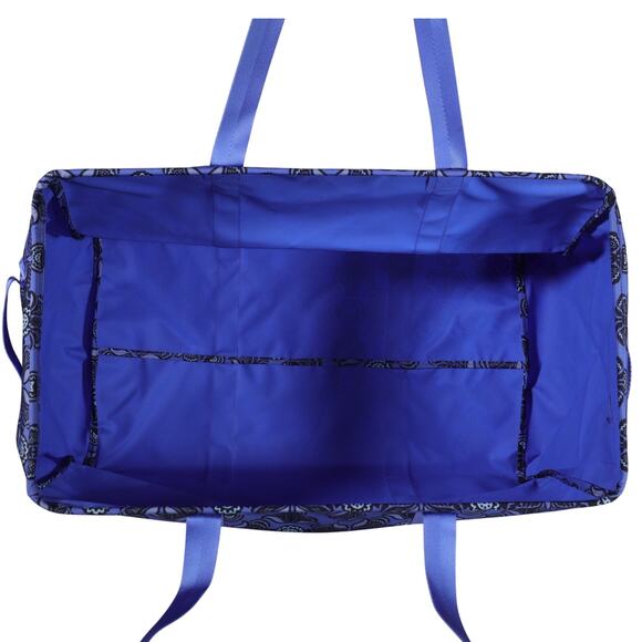 Vera Bradley Large Collapsible Car Storage Tote - Baja Blue Tile - NWT - Picture 2 of 6